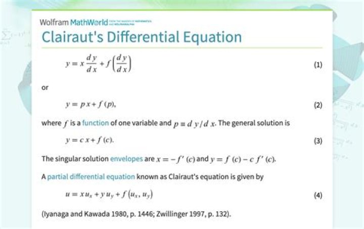 Reducing ordinary differential equation into clairaut's form