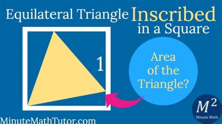 Right triangle inscribed in a square. Find the square area?