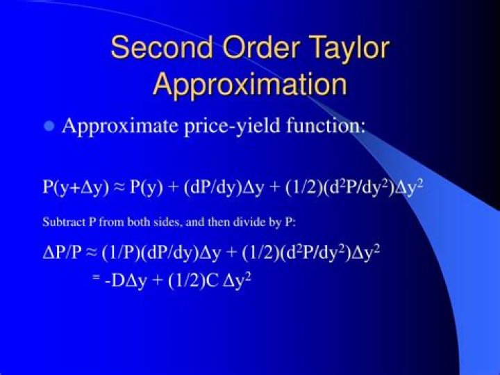 Second-Order Taylor Approximation