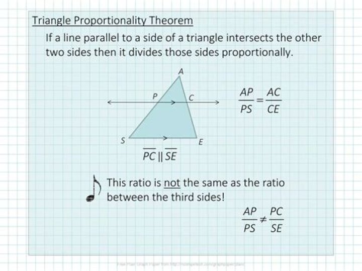 Side-Splitter Theorem, which sides are proportionally