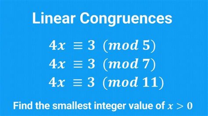 Simplifying Linear Congruences