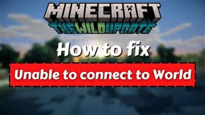 “Unable to Connect to World” Minecraft PE 1.16.201