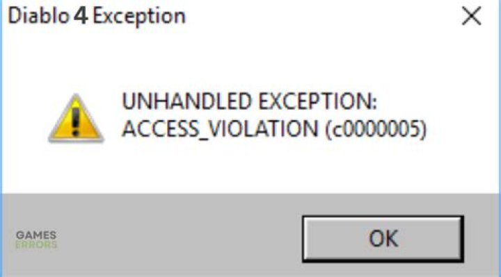 UNHANDLED EXCEPTION: ACCESS_VIOLATION (C0000005)