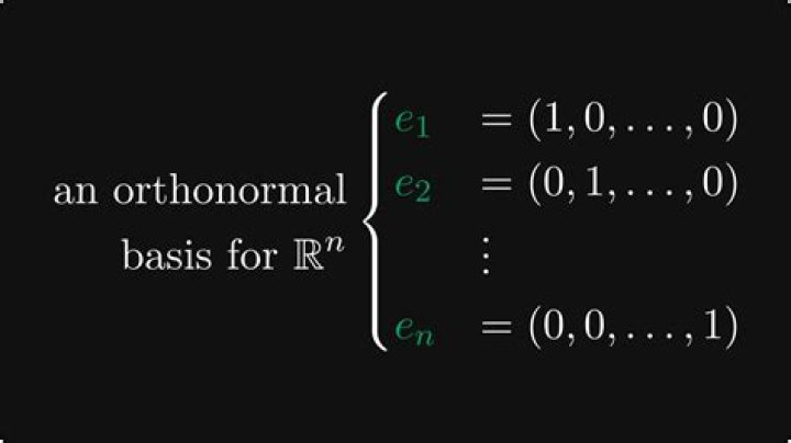 Uniqueness of orthonormal basis