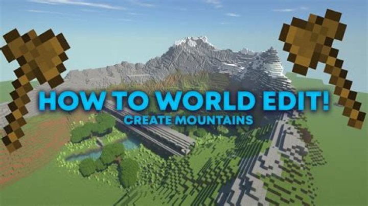 Using WorldEdit, is there an easy way to hollow out a mountain?