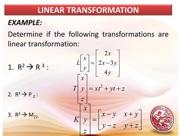 Verify if a function is a linear transformation (R3 to R3)?