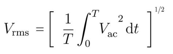 Vrms and equation integration