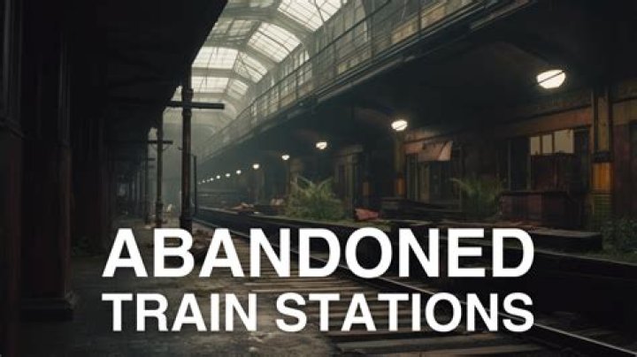 What's with the abandoned train near Valentine?