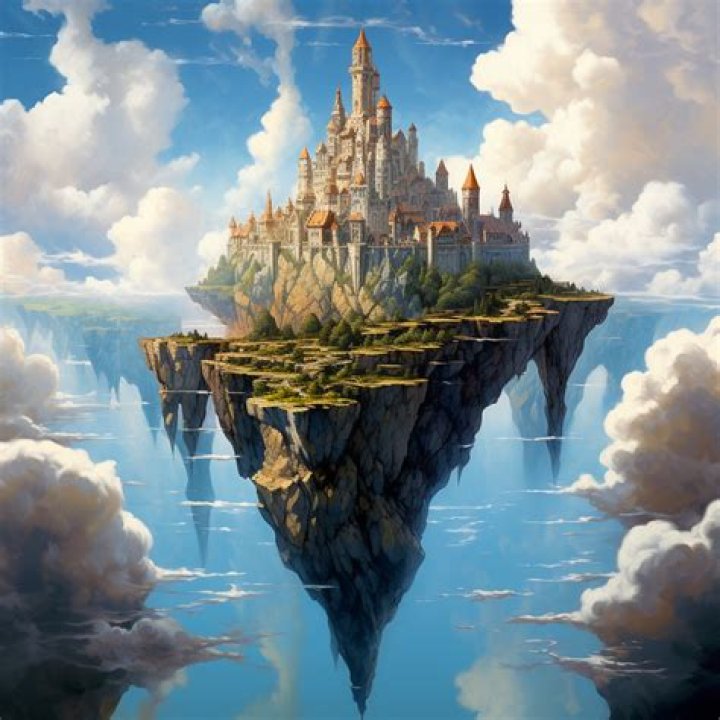 What is the easiest way to get up to a floating island?