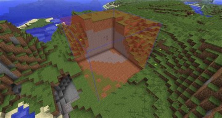 What is the most efficient way to clear an area in Minecraft?