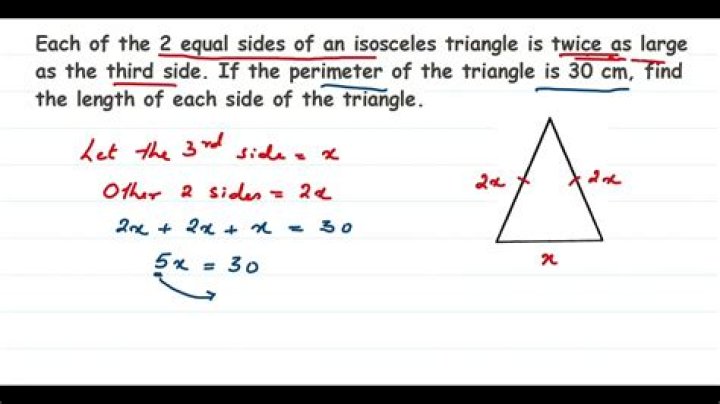 what is the notation of a triangle side?