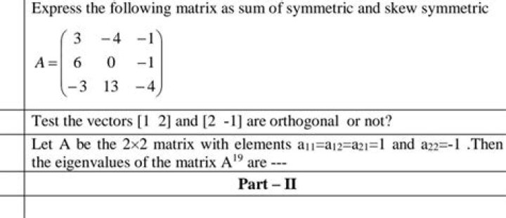 What is the square matrix $A$ equal to if $A=A^2$
