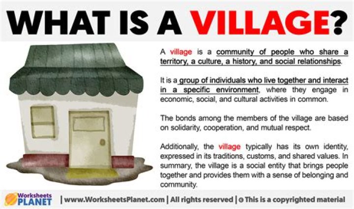 What makes a village?