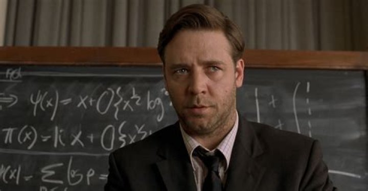 What type of mathematics is posed in the movie "A Beautiful Mind"?