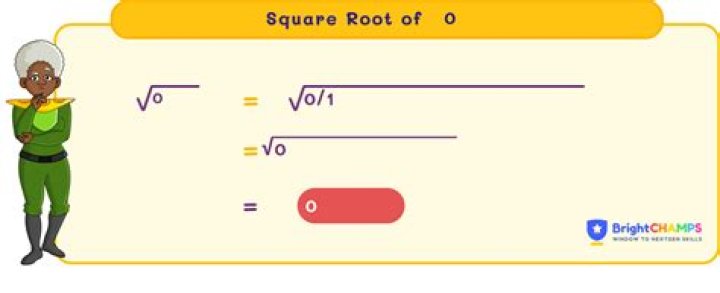Where and when is $\sqrt{0}$ defined?