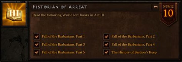 Where are the Act 3 lore books?