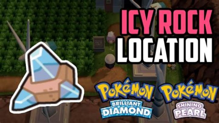 Where is the icy rock?