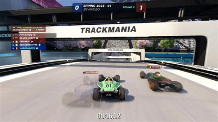 Why is my car drifting to the left in Trackmania Nations Forever?