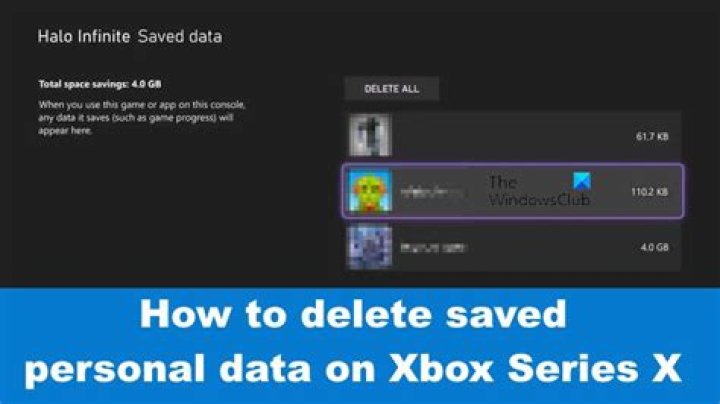 Xbox One Saved Data - How to retain saved data after uninstall
